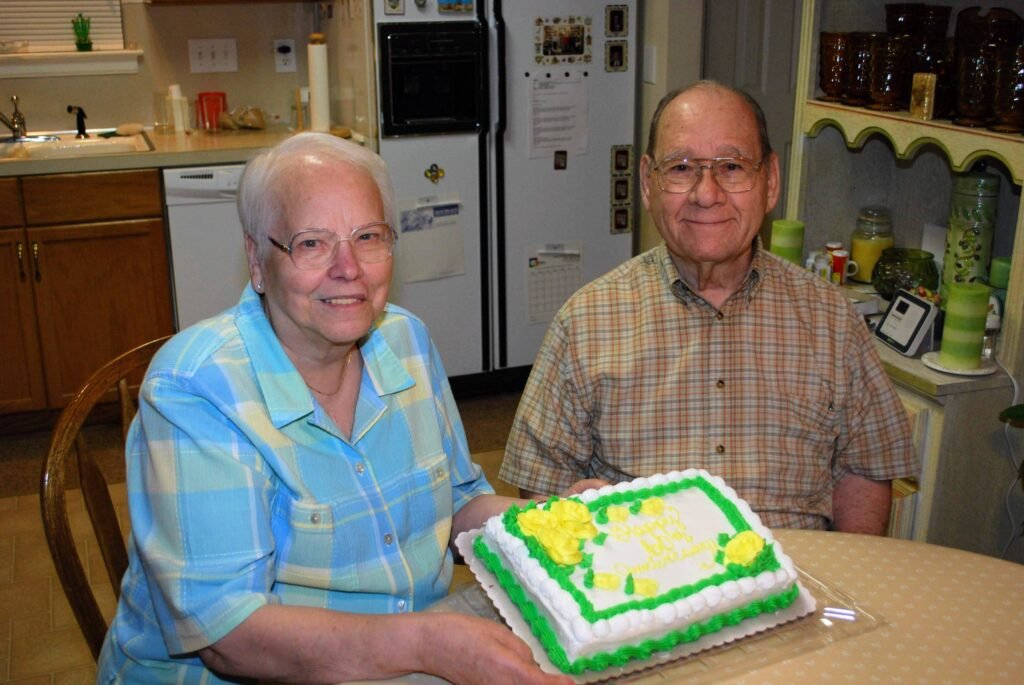 Robert and Sarah Richardson's 60th wedding anniversary, 2008