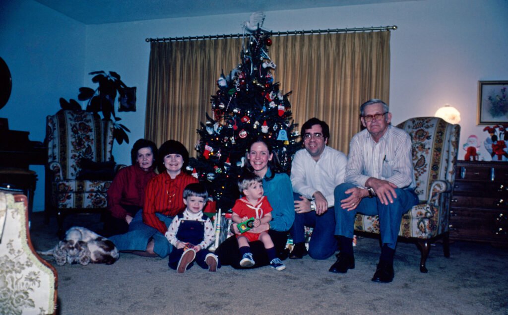 Milton Aldridge Family Christmas, 1983.