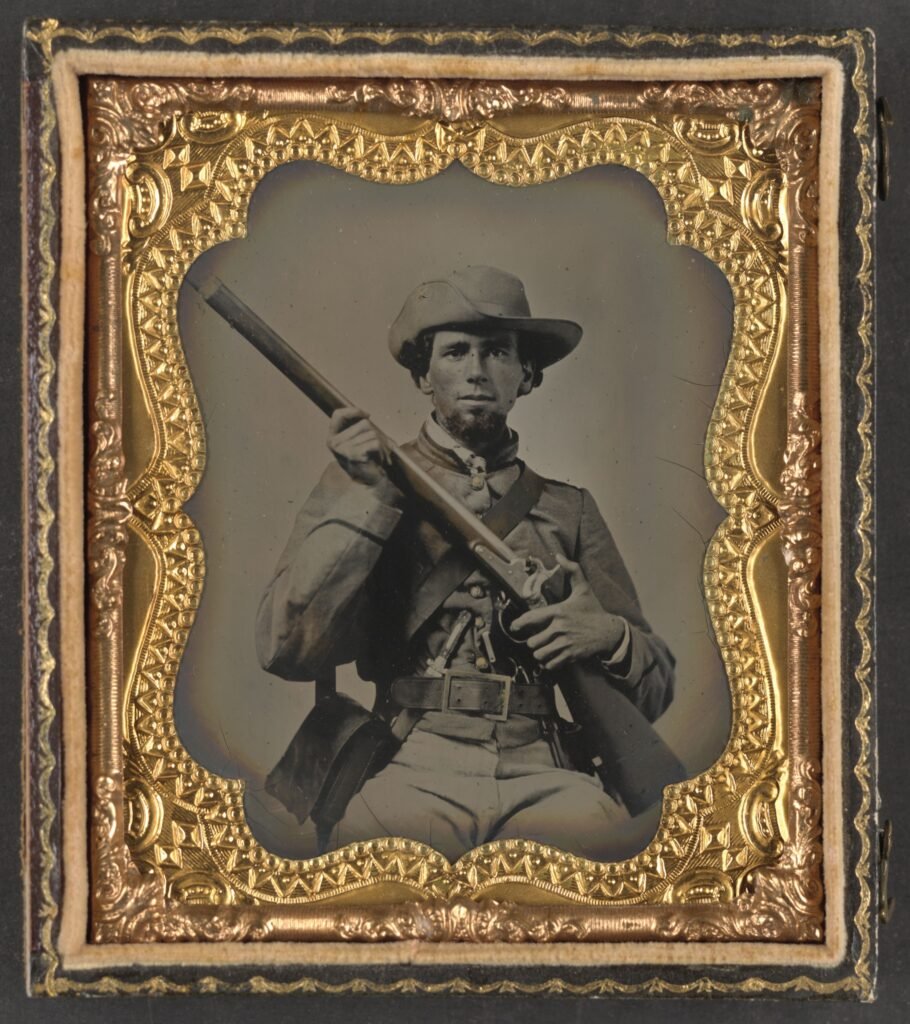John Pace Alldredge (1827–1862), son of Col. Enoch Alldredge, died in Civil War. (Library of Congress)