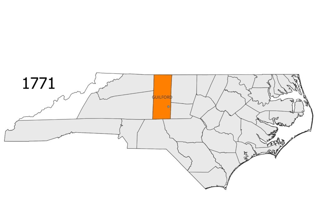North Carolina in 1771.