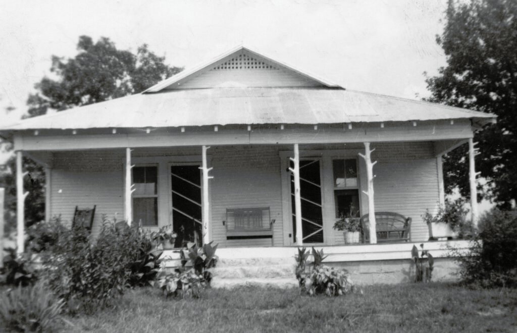 Walter Aldridge's new house, finished in the 1940s.