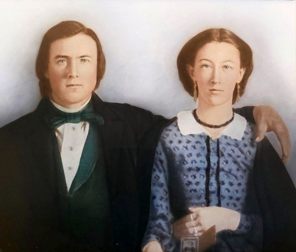 Warren and Elizabeth (Daniel) Alldredge.