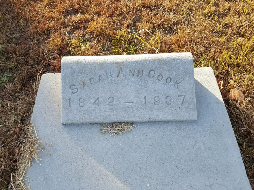 Sarah Ann Cook grave